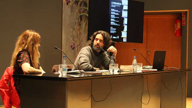 Andrés Neuman en el ciclo 'Literarios'.