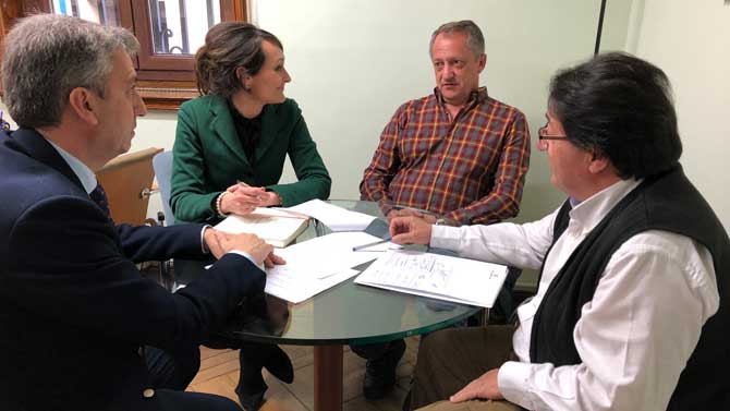 Reunión entre Ayuntamiento y Fampa.