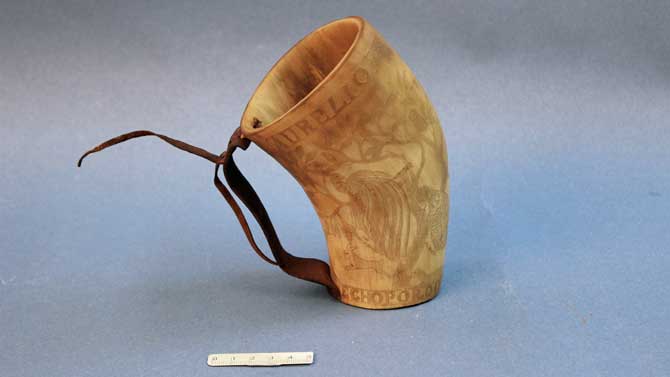 Colodra de Tornadizos, pieza de invierno en el Museo de Ávila.