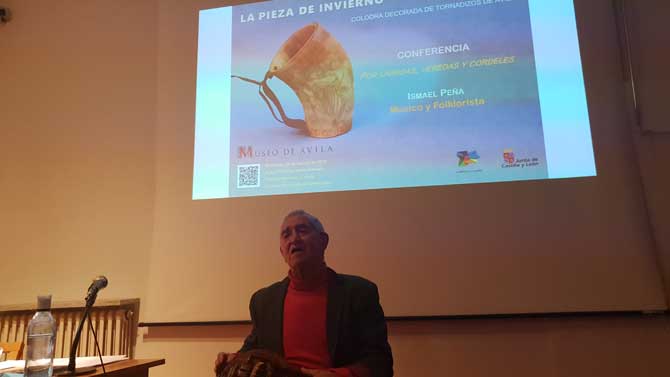 Ismael Peña en el Museo de Ávila.