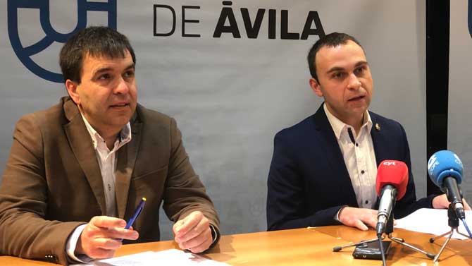 Alberto González y Alberto Encinar, diputados de Por Ávila.