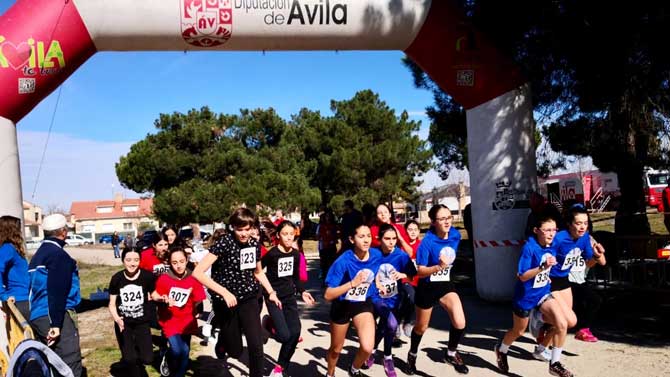 Final de campo a través en Arévalo.