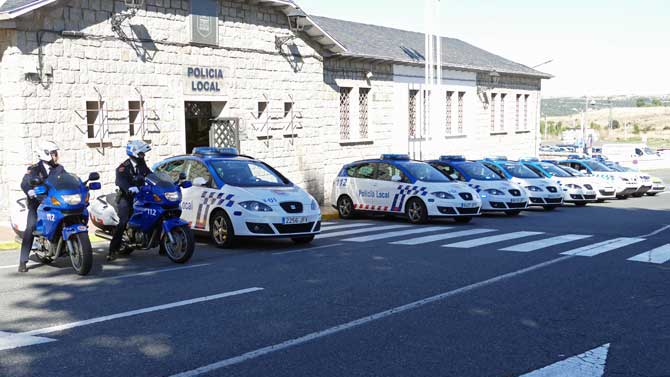 Imagen de archivo de efectivos de la Policía Local.
