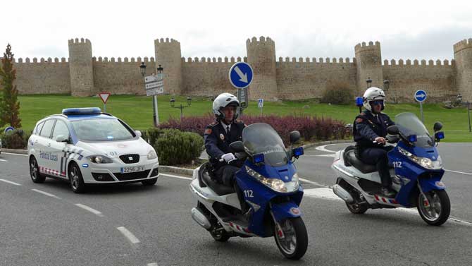 Imagen de archivo de una festividad de la Policía Local.