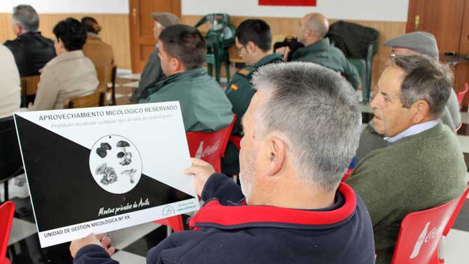 Imagen de archivo de una reunión micológica.