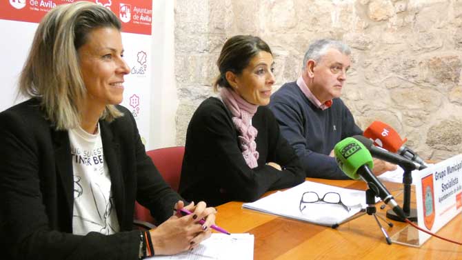Eva Arias, Yolanda Vázquez y Manuel Jiménez