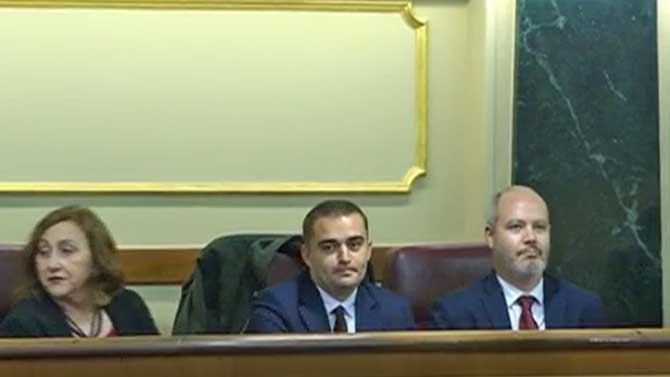 Manuel Arribas en su toma de posesi&oacute;n como diputado en el Congreso.