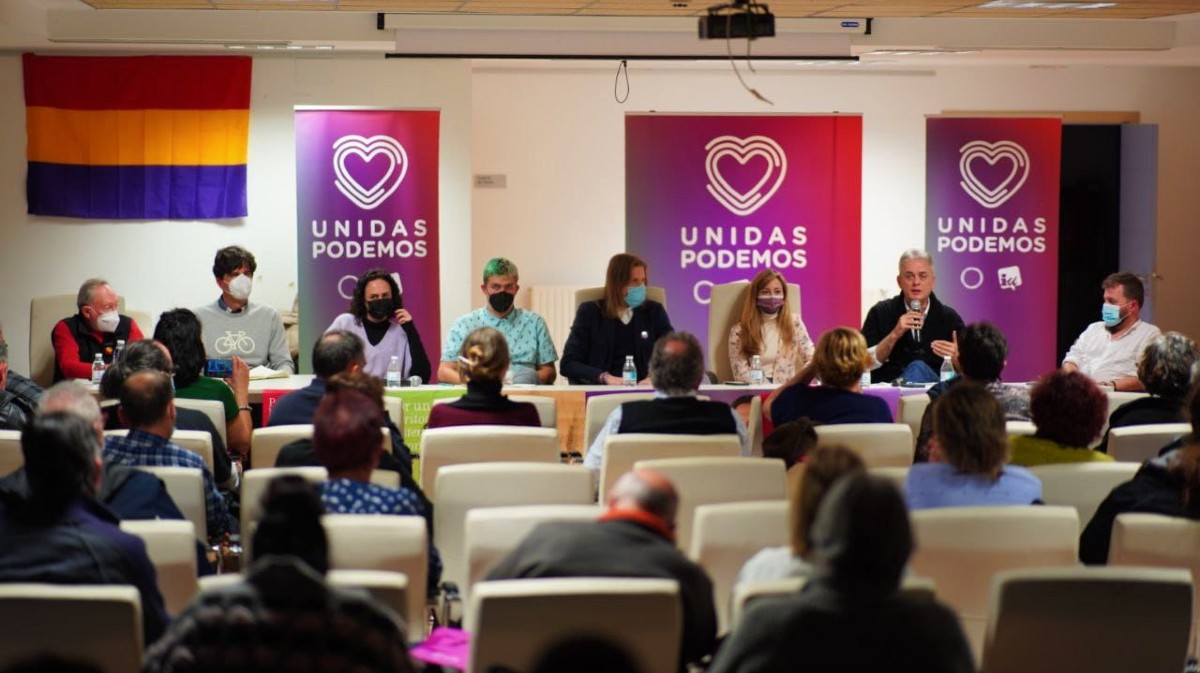 Acto electoral de Unidas Podemos-