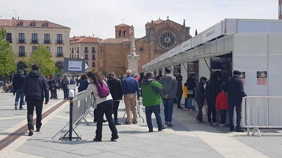 Feria del Libro de Ávila en 2021.