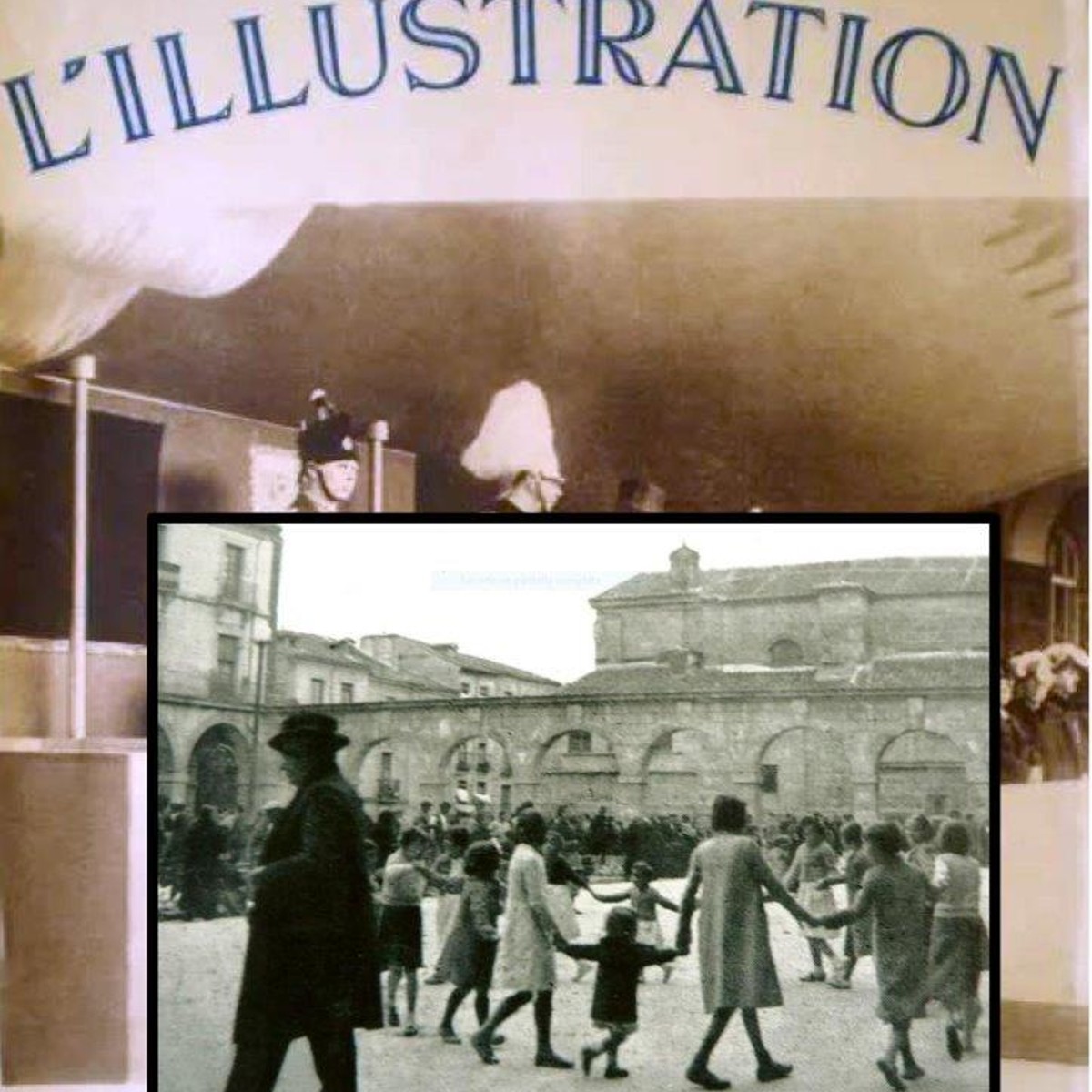 Plaza del Mercado Chico. Foto Jean Clair-Guyot. L' Illustration, 1/11/1936. BNF.