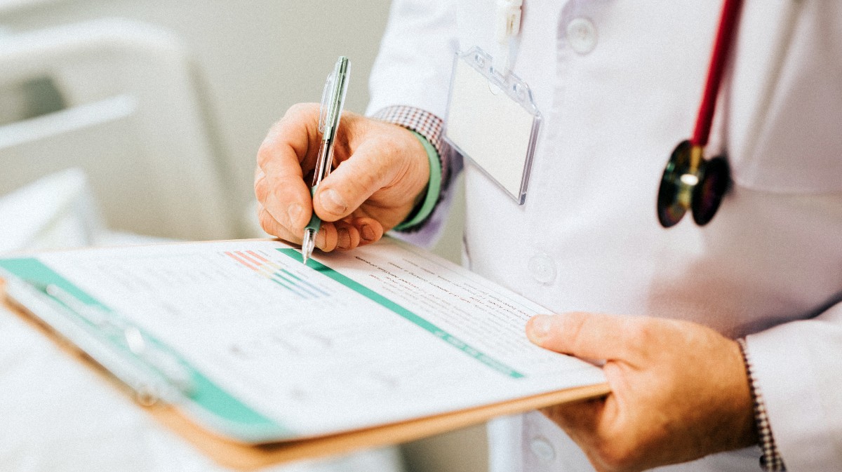 Imagen de archivo de un médico.