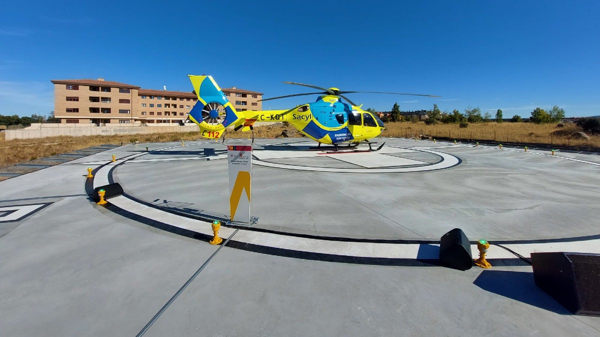 Helipuerto del Hospital Nuestra Señora de Sonsoles.