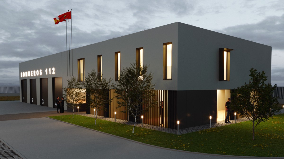 Proyecto para los parques comarcales de bomberos de &Aacute;vila.