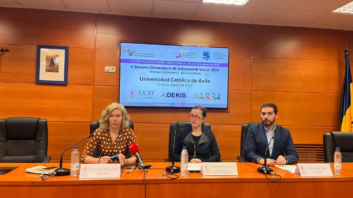 Presentación de la Semana de la Economía Social de la UCAV.