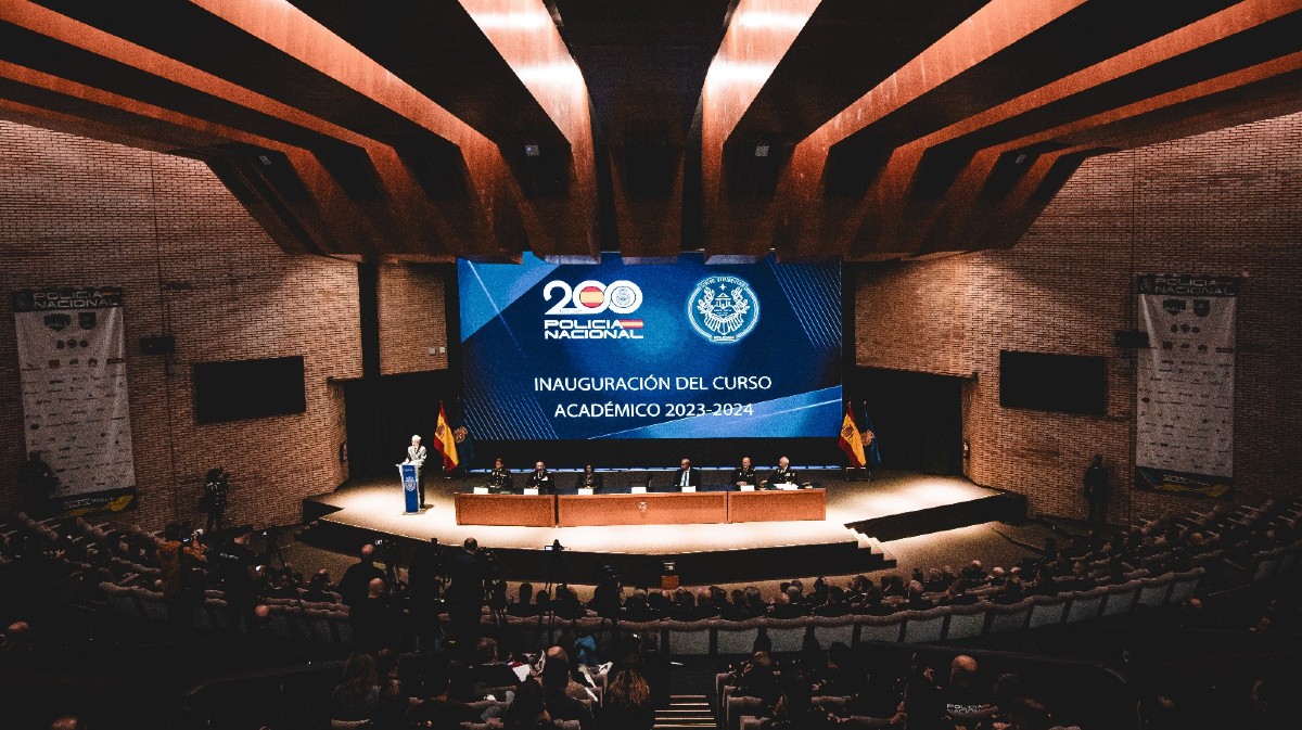 Auditorio de la Escuela Nacional de Policía.