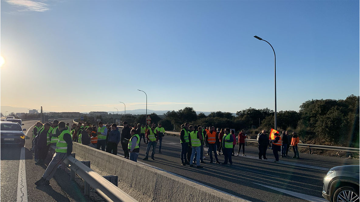 Corte en la AP-51