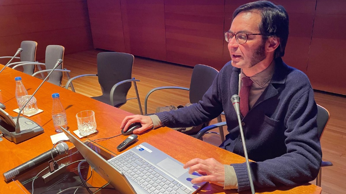 Conferencia sobre el urbanismo de &Aacute;vila del historiador Nacho Hern&aacute;ndez.