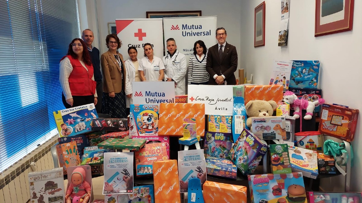 Campa&ntilde;a de recogida de juguetes en Mutua Universal.