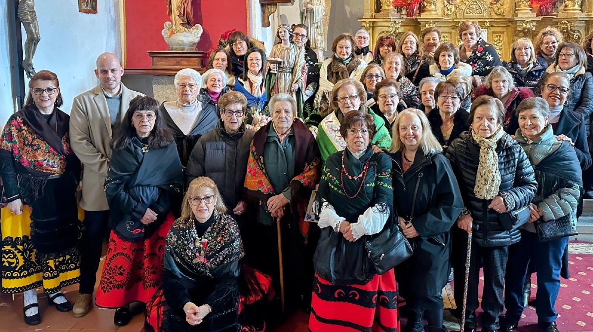 Las Águedas desafían a la nieve en Tornadizos