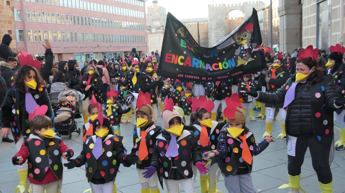 'El gallo Qu&iacute;rico', ganadora del premio coletivo del Carnaval de &Aacute;vila.