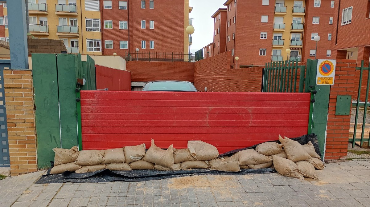 Trincheras contra el agua