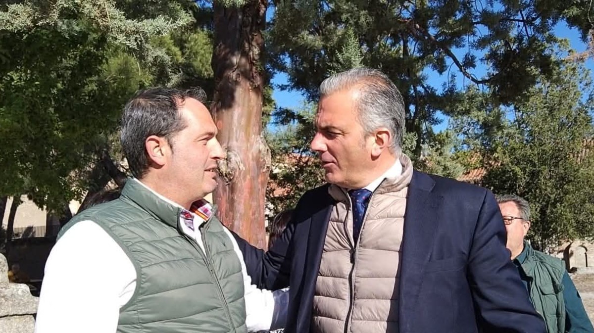 David Sierra y Javier Ortega Smith en una imagen de archivo.