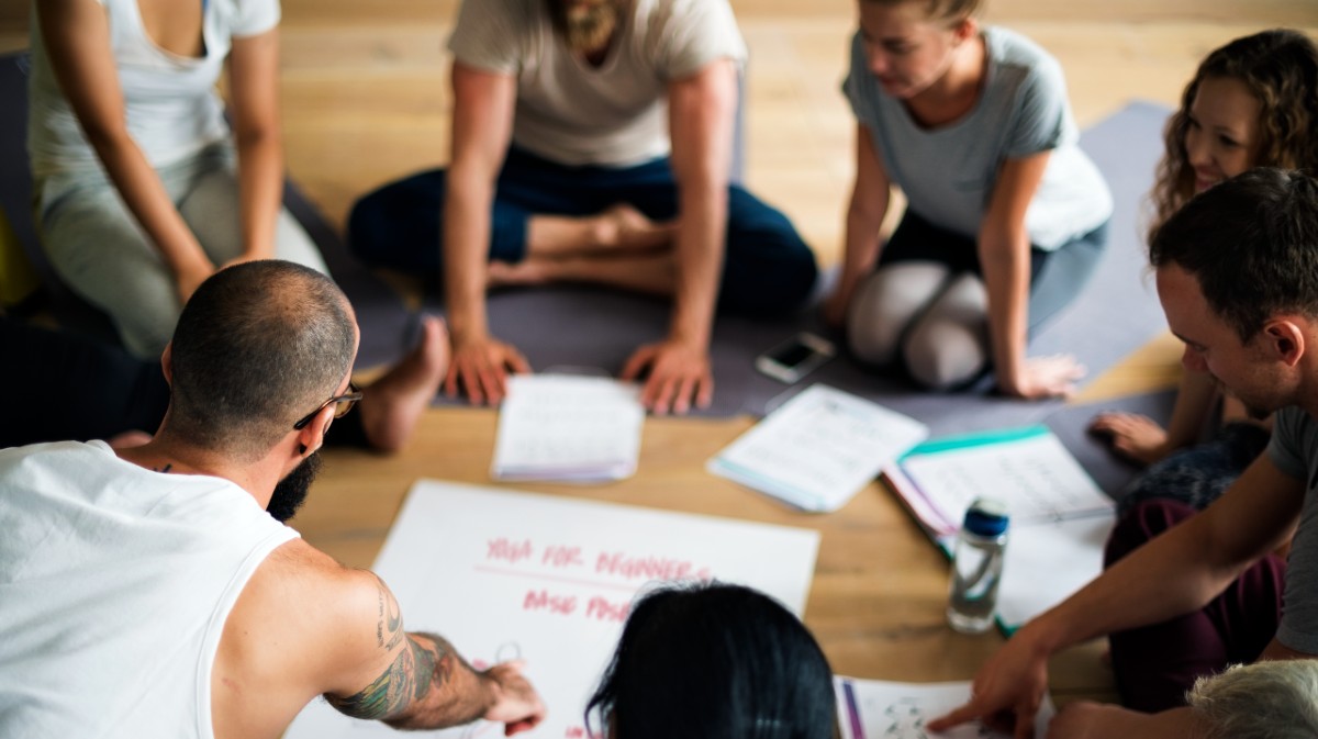 Imagen de archivo de un taller juvenil.