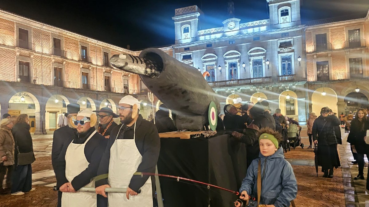 Entierro de la sardina en el Mercado Chico.