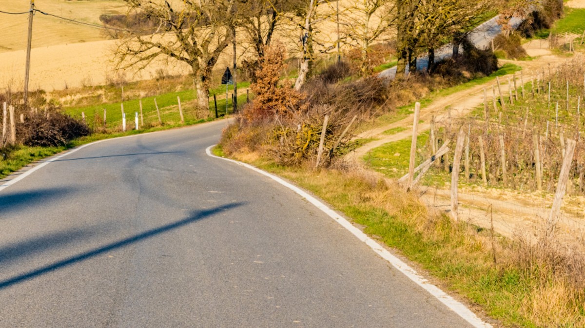 Imagen de archivo de una carretera provincial.