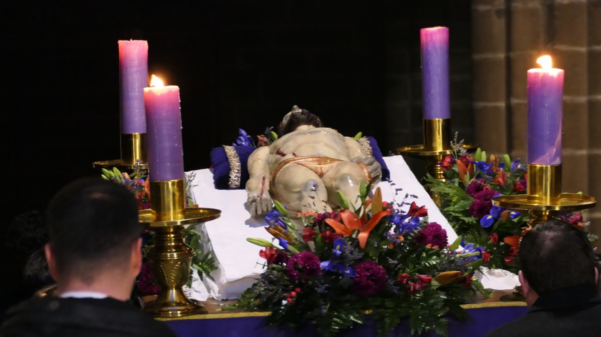 VÍDEO | El Cristo Yacente del Viernes Santo, a la vista