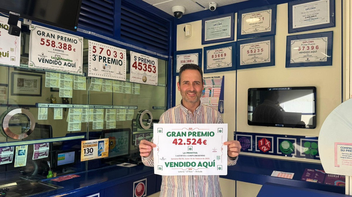 Premio de más de 40.000 euros de la Primitiva en Arévalo