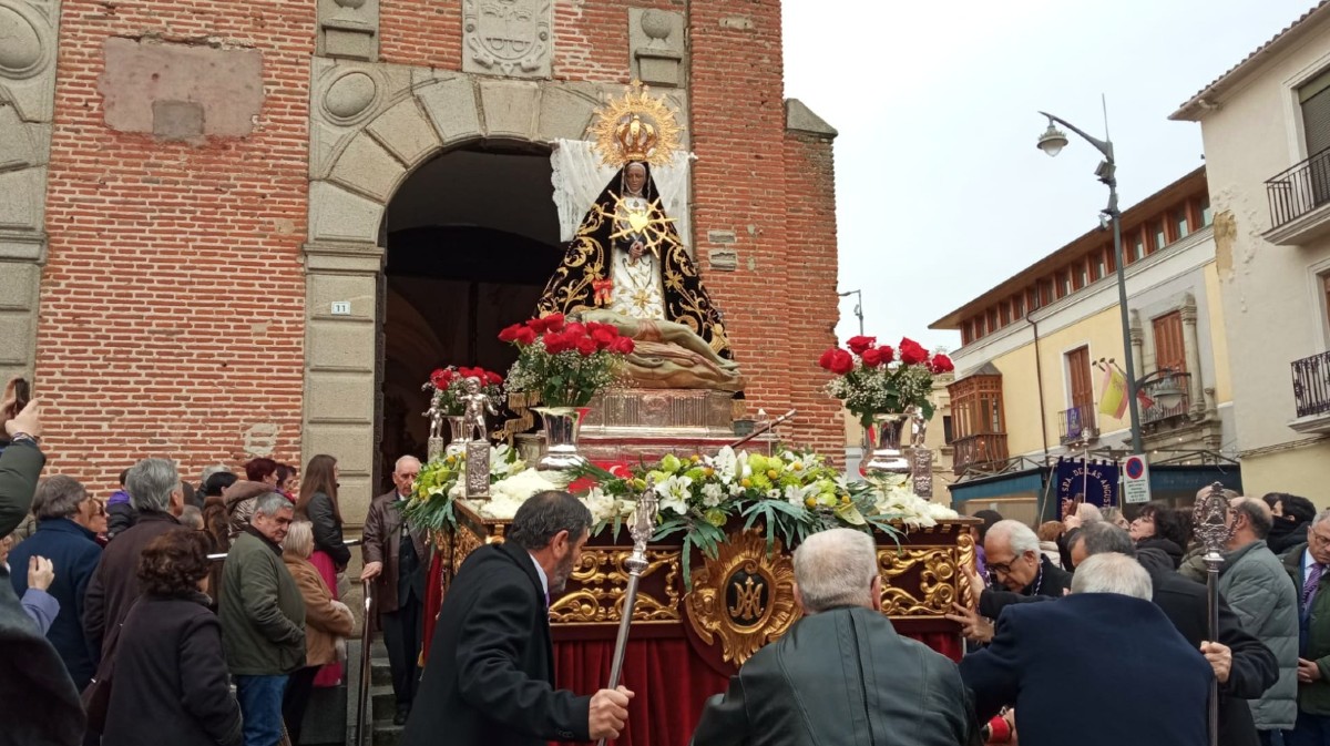 Procesi&oacute;n de las Angiustias en Ar&eacute;valo.