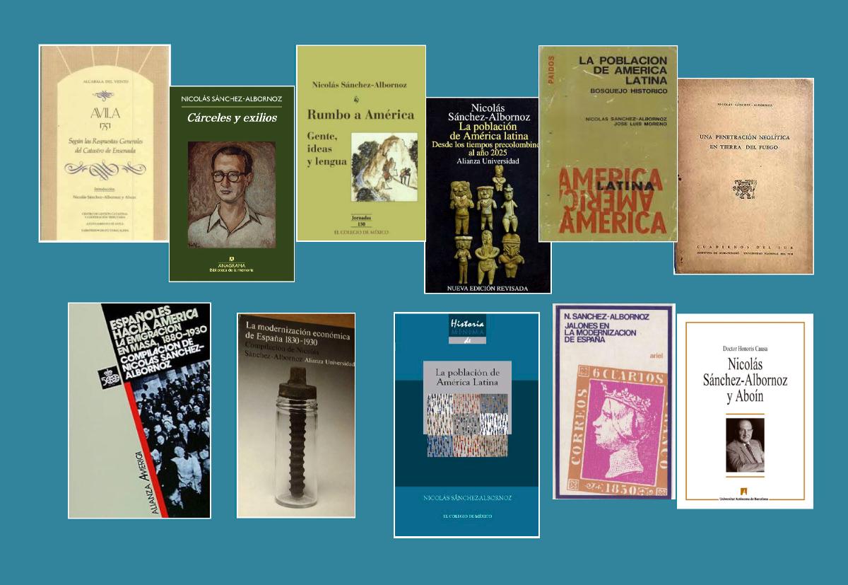 22. Publicaciones de Nicol&aacute;s S&aacute;nchez-Albornoz.
