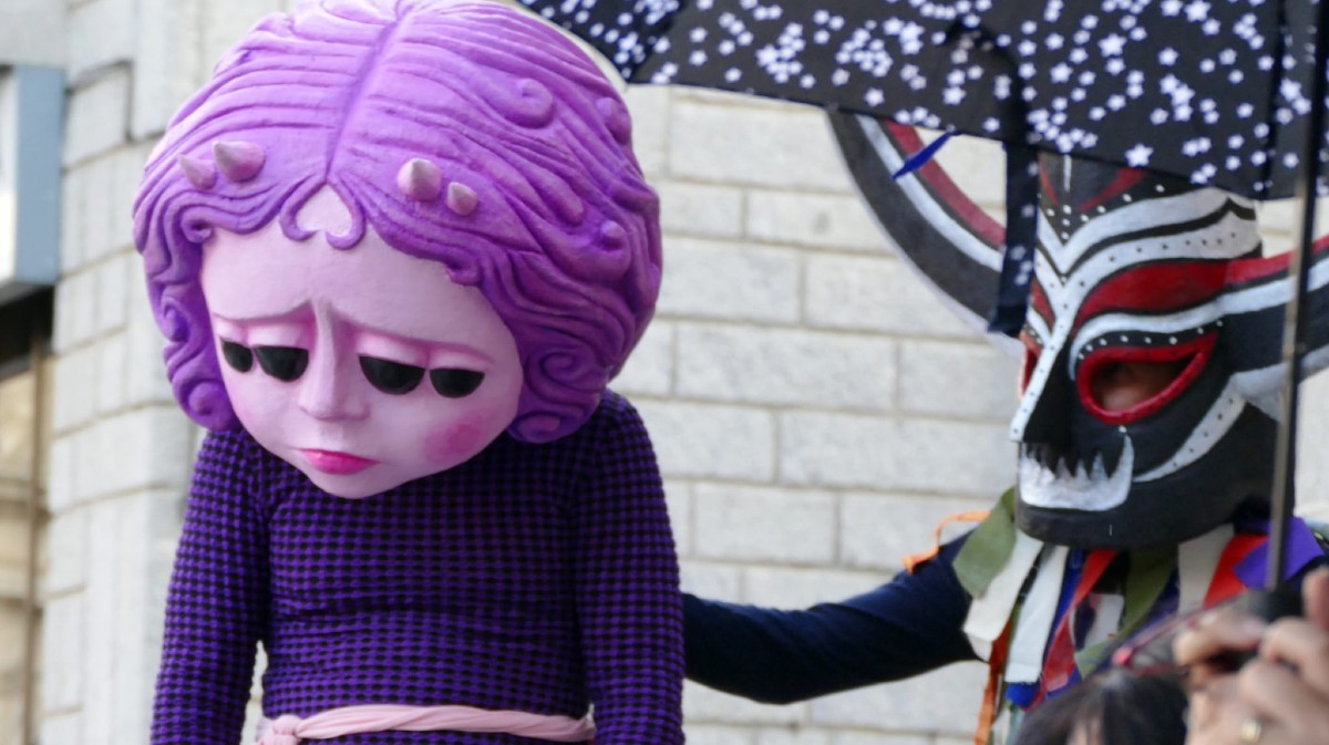 Desfile de las esculturas de la exposición ‘IV Fantasy Show Carnaval-Cosplay’.