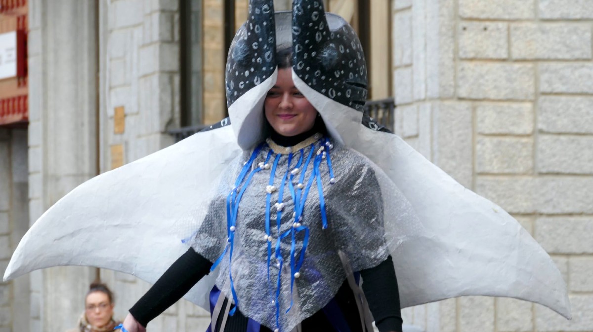 Desfile de las esculturas de la exposición ‘IV Fantasy Show Carnaval-Cosplay’.