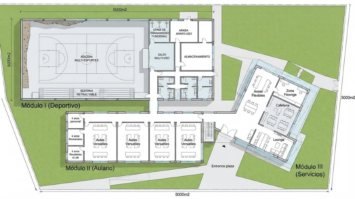 Proyecto de ampliación del campus de la USAL en Ávila.