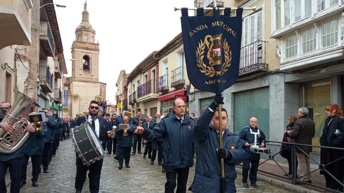 Procesi&oacute;n de las Angiustias en Ar&eacute;valo.