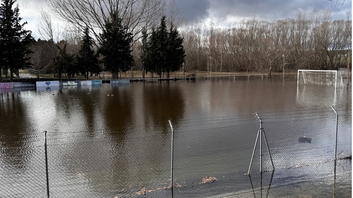Estado actual del r&iacute;o Adaja