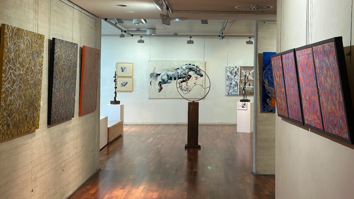 Exposici&oacute;n del grupo Arte-Son en el palacio de los Serrano.