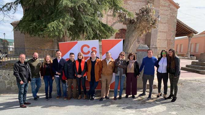 Ciudadanos arropa a su candidata de Flores de Ávila.
