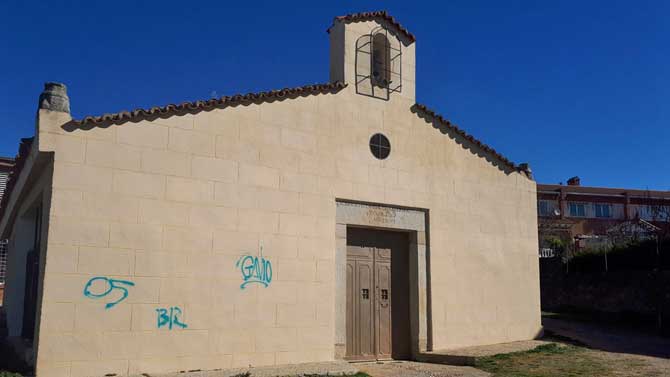Pintadas en la ermita del Resucitado.