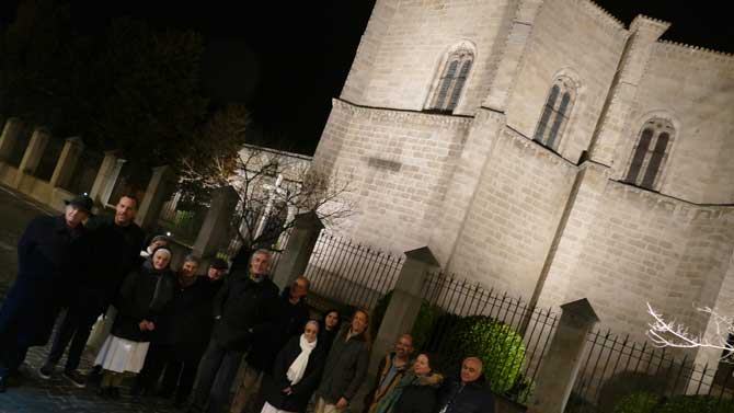 Encendido de la iluminación de Mosén Rubí.