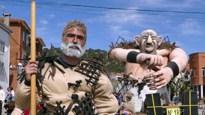 'La locura de Don Quijote', carroza del Carnaval de Cebreros.
