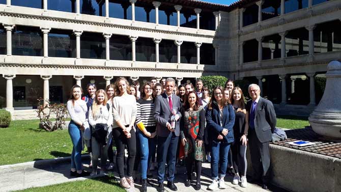 Intercambio de alumnos de Alemania y del Vasco de la Zarza.