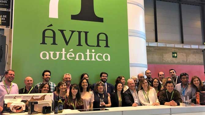 Empresarios de Ávila en el Salón Gourmets de 2018.