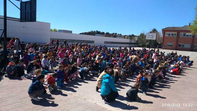 El consejero de Educación en el aniversario del Colegio Juan Vives, en Sotillo de la Adrada.