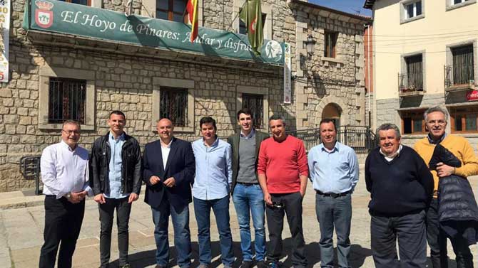 Candidatos de Ciudadanos en El Hoyo de Pinares.