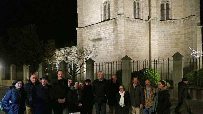 Encendido de la iluminación de Mosén Rubí el jueves.