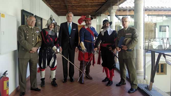 Presentación del homenaje a los generales Spínola y Sancho Dávila.