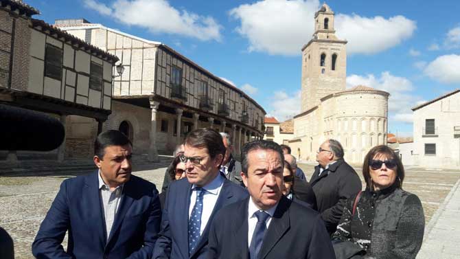 Visita de Fernández Mañueco a Arévalo.